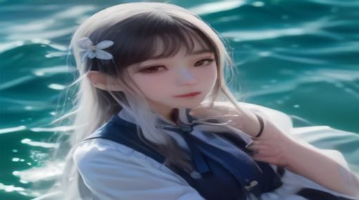 2026年韩剧《浮光之夏》剧照，海边咖啡馆场景，男女主角在夕阳余晖中对视，画面温柔浪漫，适合电视剧在线观看